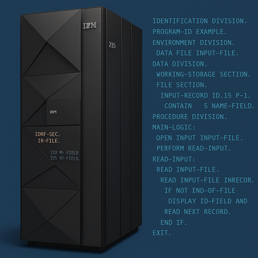 z15 with Cobol Code